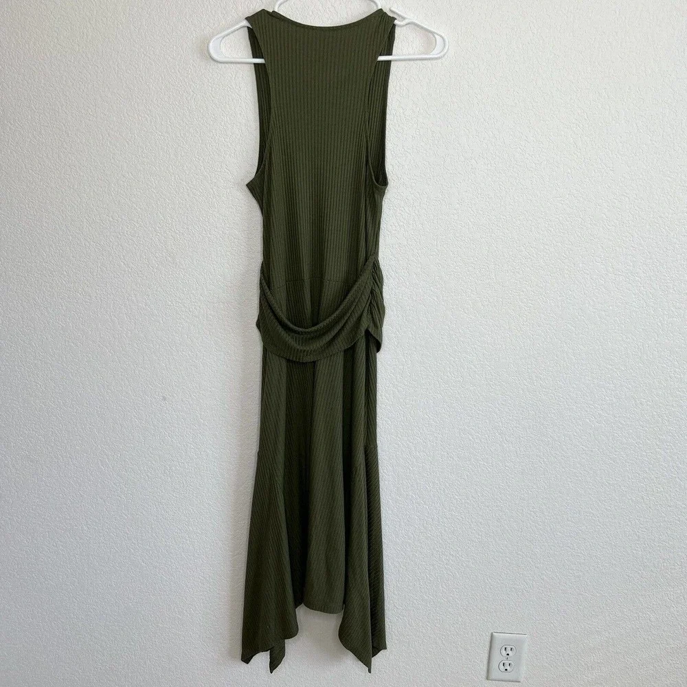 Anthropologie Kingsolver Racerback Ribbed Midi Dress - Picture 7 of 10